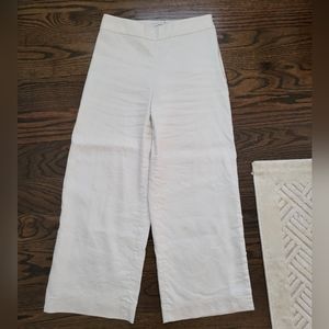 Club Monaco White Linen Trouser